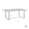 Armen Living Argiope Outdoor Patio Dining Table in Aluminum 840254333000 - alternate 7
